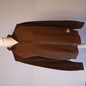 Polo Jean's Company Long Sleeve Men's Sweater, Brown, Size XL